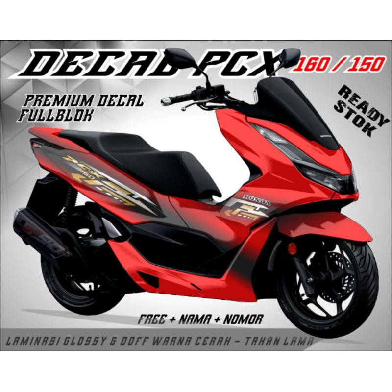 Decal PCX 160 new Fullbody / Stiker PCX 160 Motif Bunglon