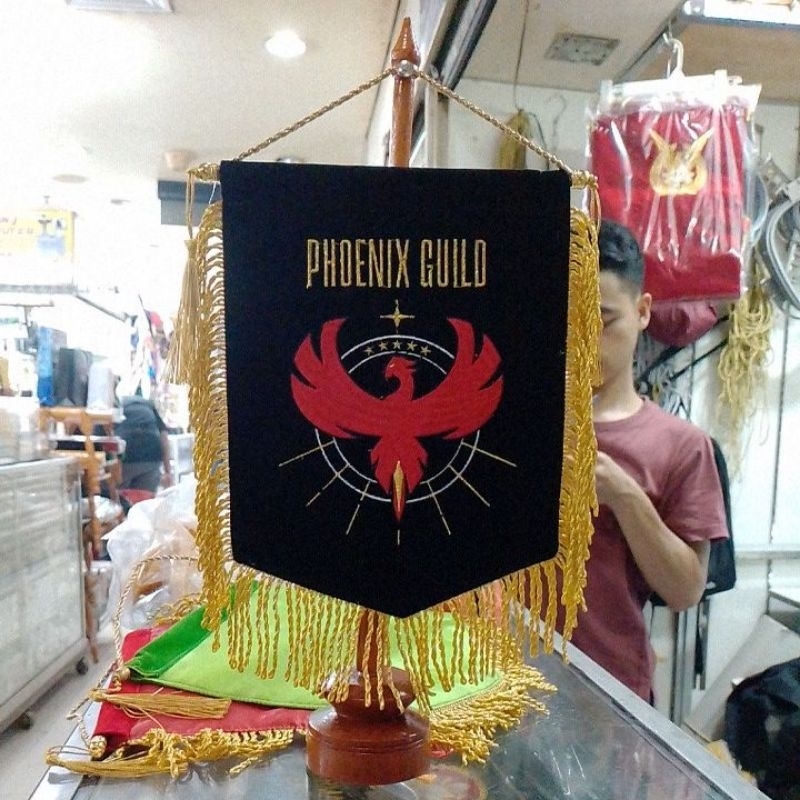 Custom Bendera Vandel meja •Pennant Meja Bordir bendera meja custom Bordir