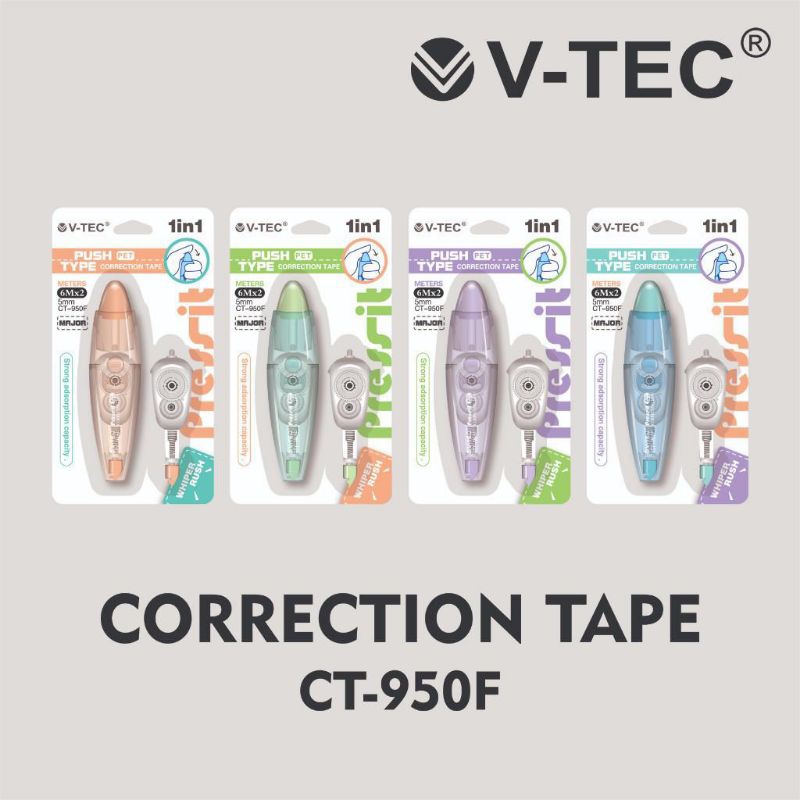 

V-TEC Correction Tape CT-950F