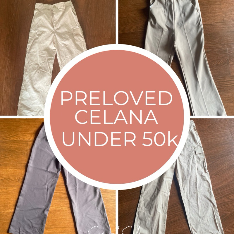 Celana Kantor | Celana Kargo | Cutbray Promthong | Kulot Preloved