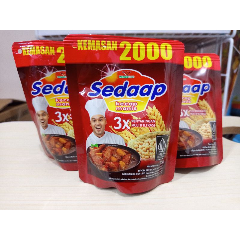 

sedaap kecap manis isi 10 pcs