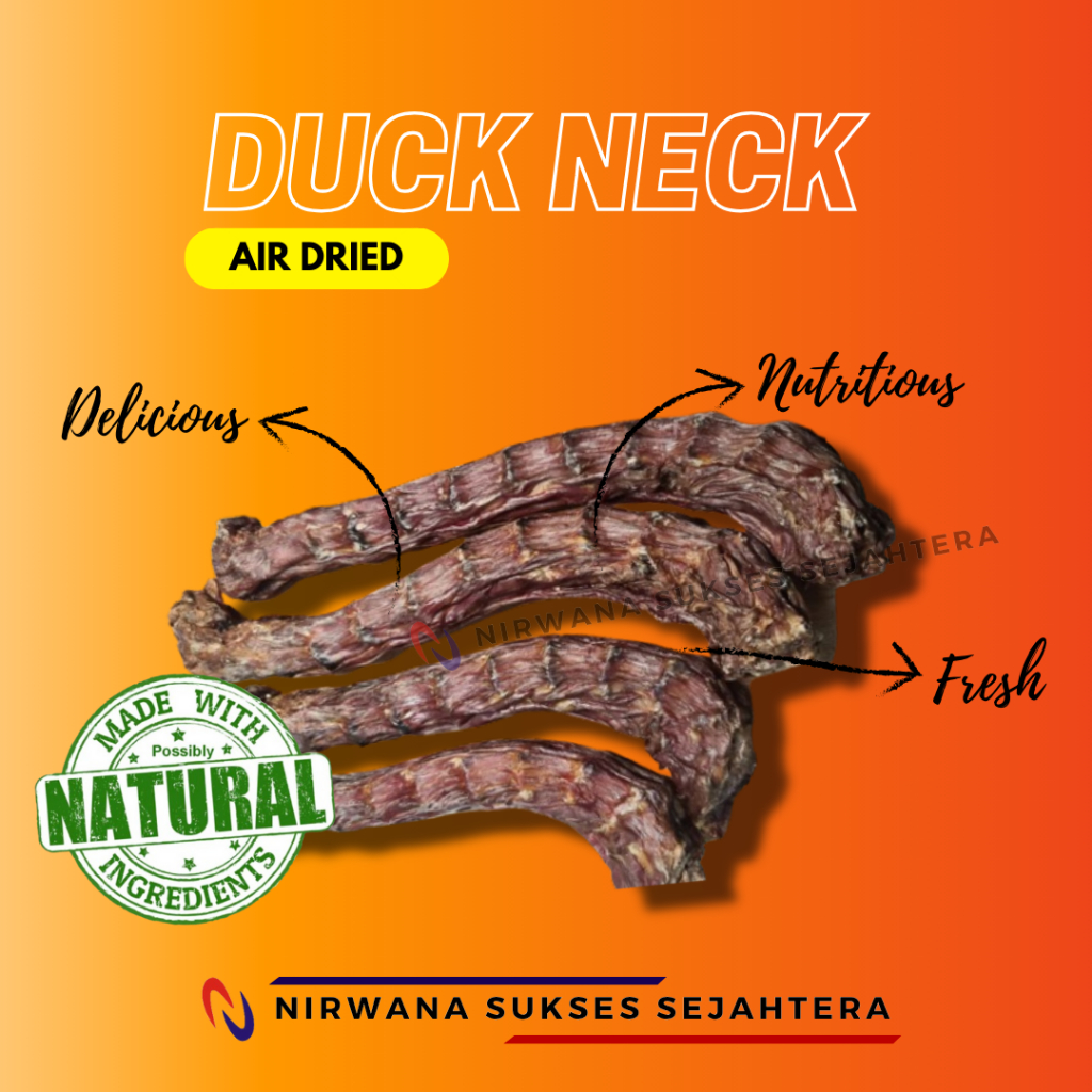 

LEHER BEBEK KERING / DEHYDRATED, AIR DIRED DUCK NECK. CHEWS, TREATS, DENTAL CARE, SANCK FROM 100% NATURAL INGRADIENT NO ADDITIVE FOR DOG