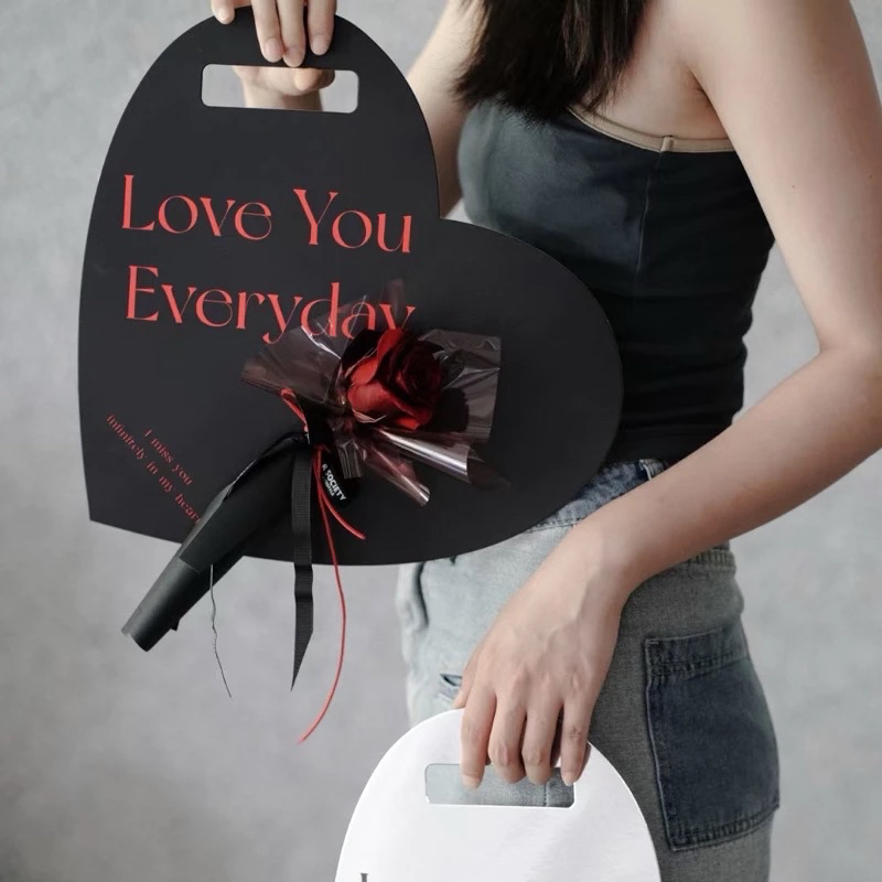 

SERENE - paper board card board love single flower papan bunga tenteng