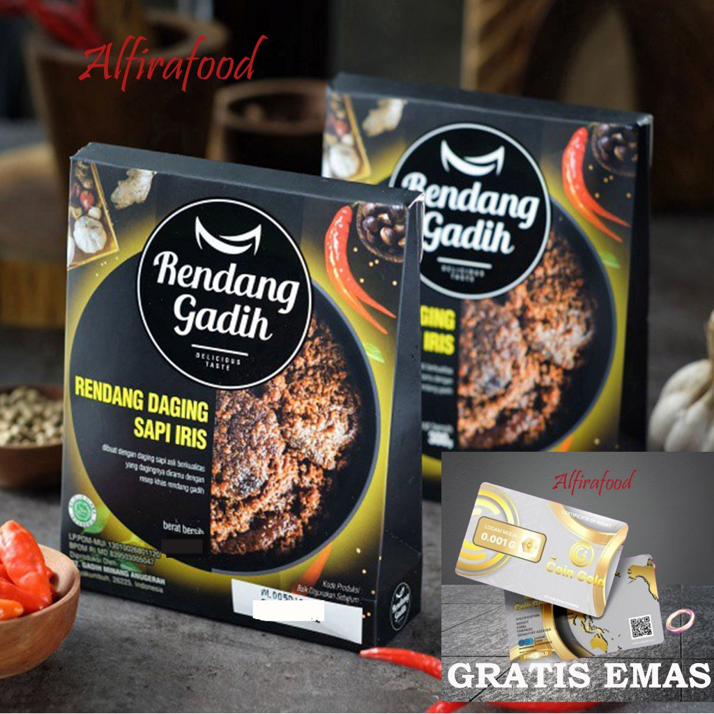 

Rendang Daging Sapi Iris (250g) - Rendang Gadih