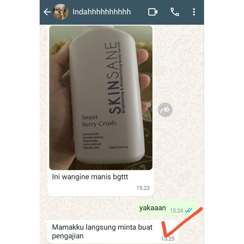 Skinsane Sweet Berry Crush Body Wash