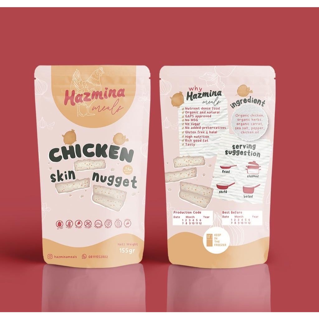 

Chicken skin nugget | Hazmina meals | GAPS Approved | No egg | No flour | with extra fat | Menu Kids |