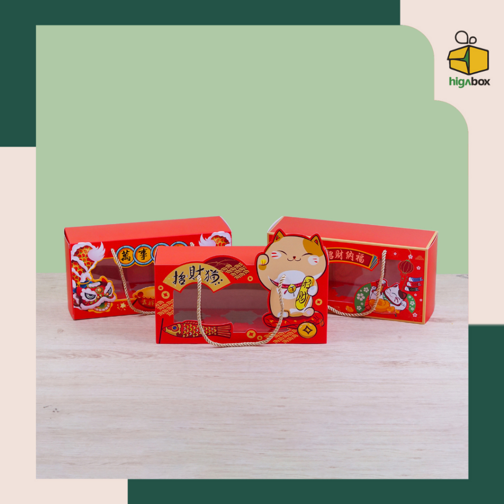 

Paperbox Cupcake Imlek CNY / Box Cupcake Ivory Lubang Chinese New Year / Dus Cupcake Imlek / Box Kue CNY/ Box Mini CNY / Kotak Kue, Cookies / kotak imlek sincia | BH05 - BSI26