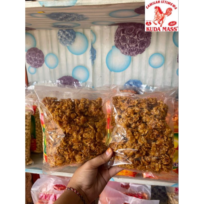 

EMPING JAGUNG RASA PEDAS MANIS 250g PRODUK ASLI UD. KUDA MAS A MALANG