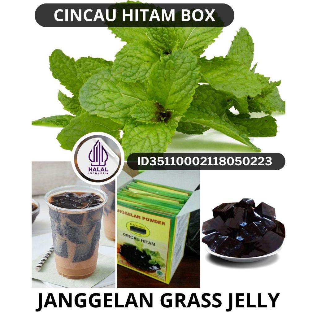 

PROMO Bubuk Cincau Hitam Instan Powder Kemasan BOX isi 12 Sachet