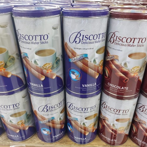 

Biscotto wafer stick - astor stick cokelat - wafer roll biskitop