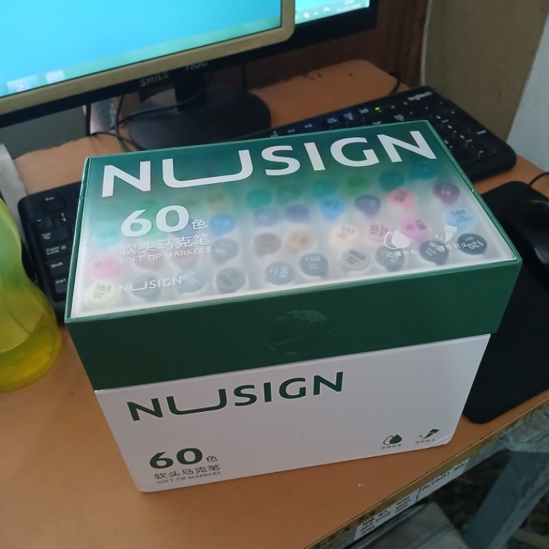 

Nusign Alcohol Marker Spidol 60 warna Brush tip