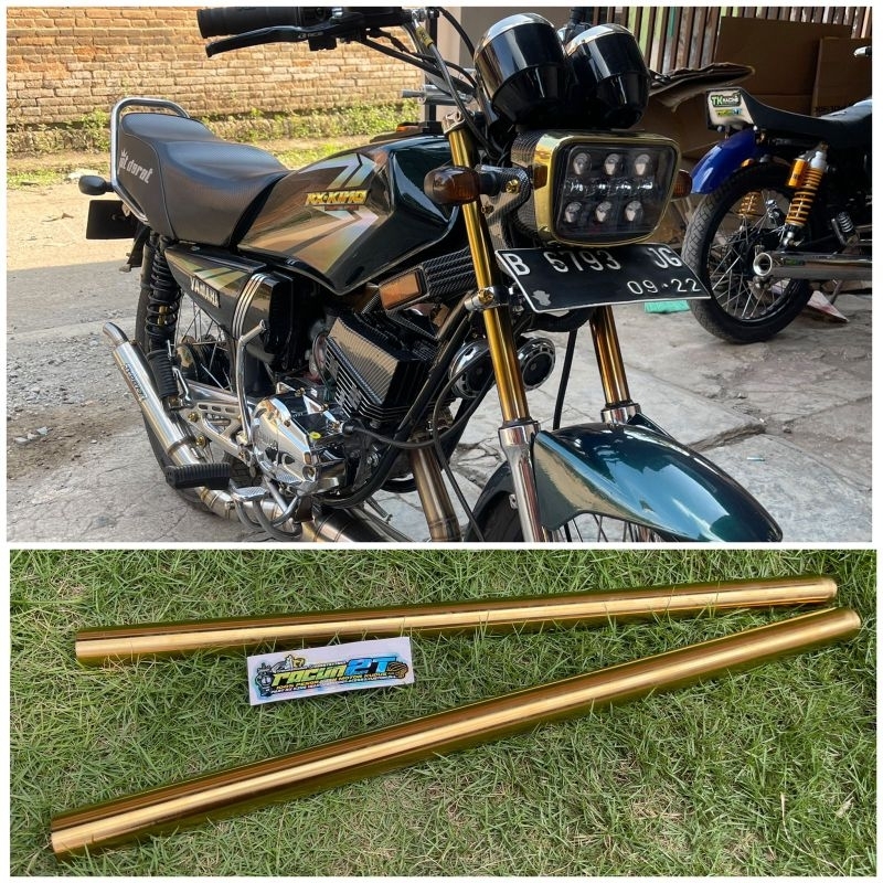 as shock shock Beker RX king warna gold pelangi blue hitamcrom