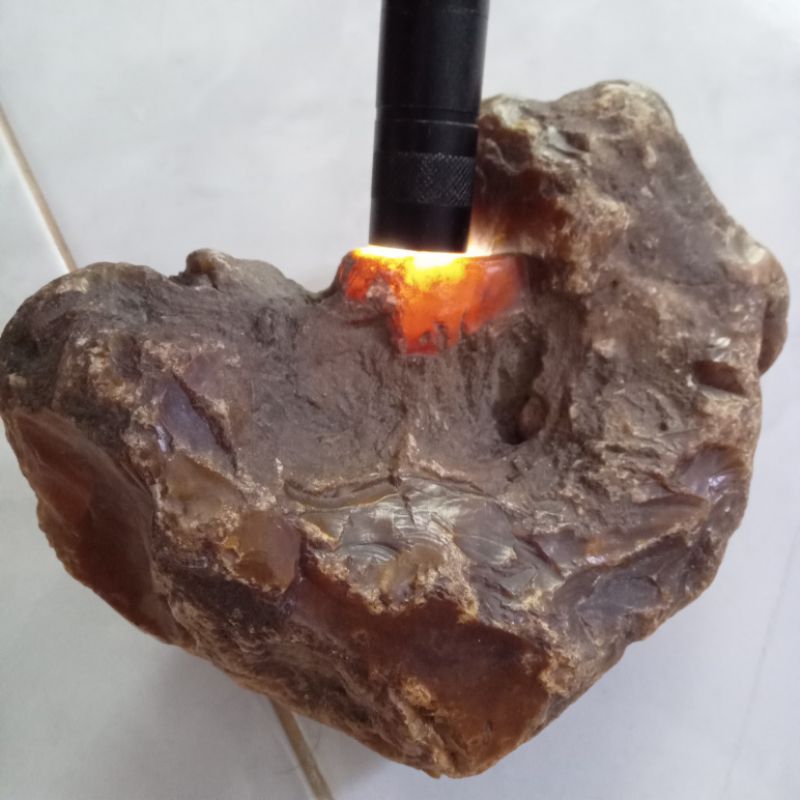 Natural Bahan Batu Cempaka Madu Kristal Jumbo Asli Baturaja