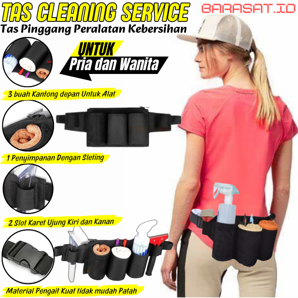 Tas Alat Alat Kebersihan Cleaning Service Tempat Kantong Peralatan Kebersihan Untuk Pria dan Wanita