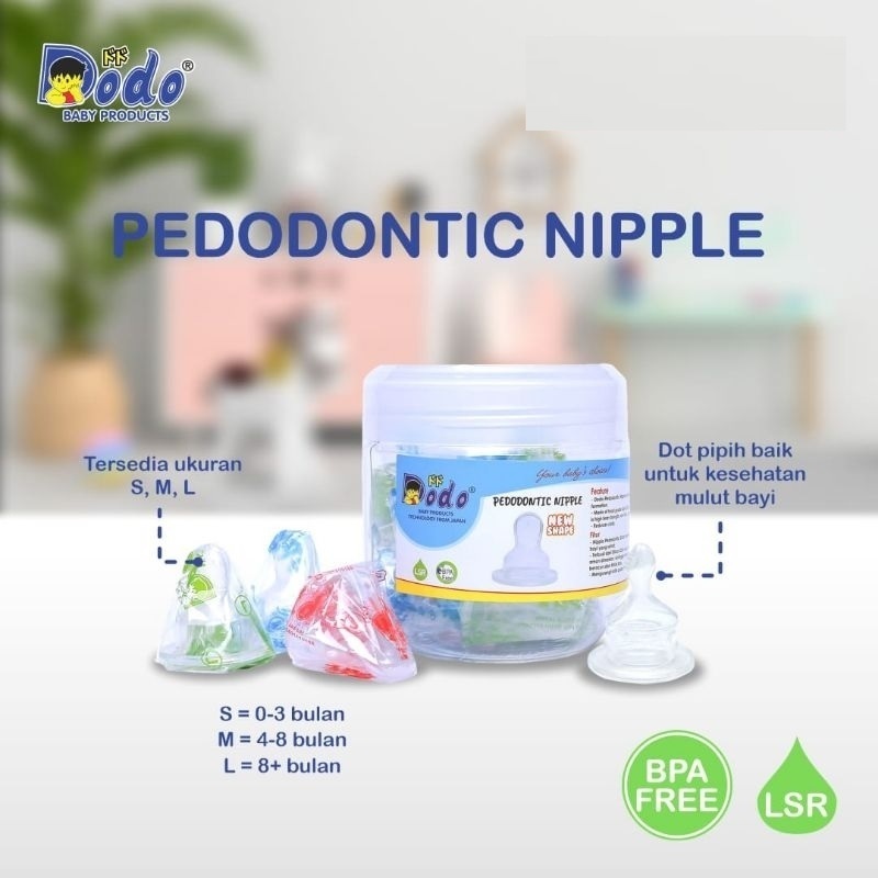 DODO Dot Gepeng size S M L isi 12 Nipple DODO Gepeng Toples isi 12pcs