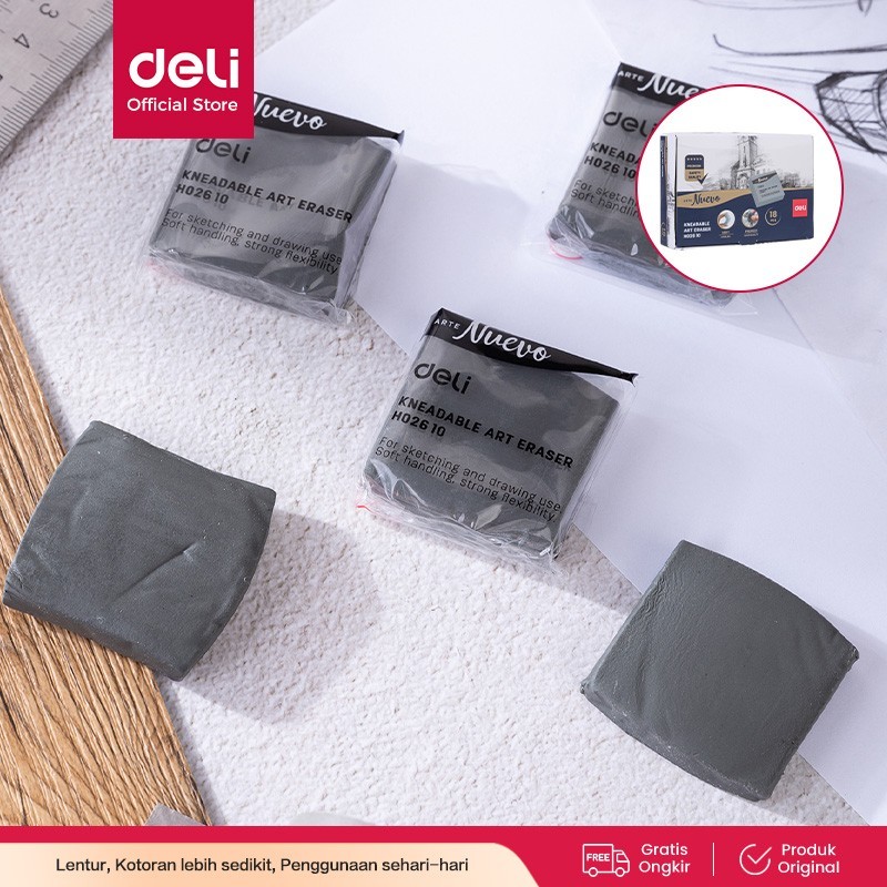 

Deli School Eraser / Penghapus Bisa Dibentuk Sesuai Keinginan EH02610