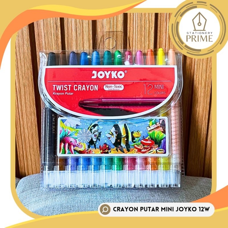 

Crayon Putar / Twist Crayon Joyko TWCR MINI 12 Warna