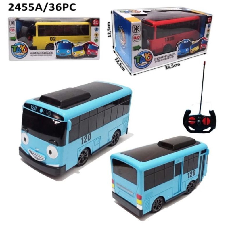 RC Bus Tayo Musik Remote Control Batre Cas - Bis Remot Kontrol