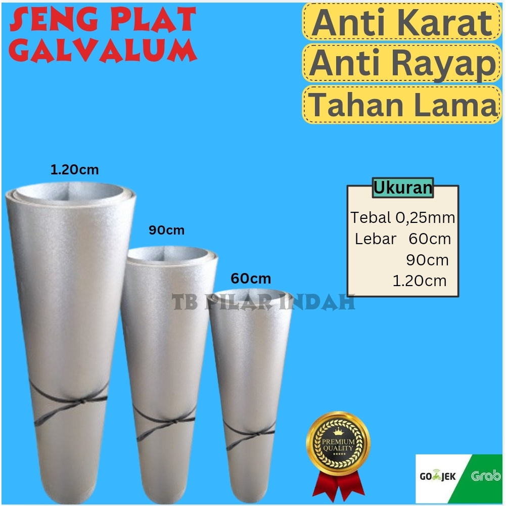 SENG TALANG GALVALUM SENG ANTI KARAT TEBAL 0,25 MM