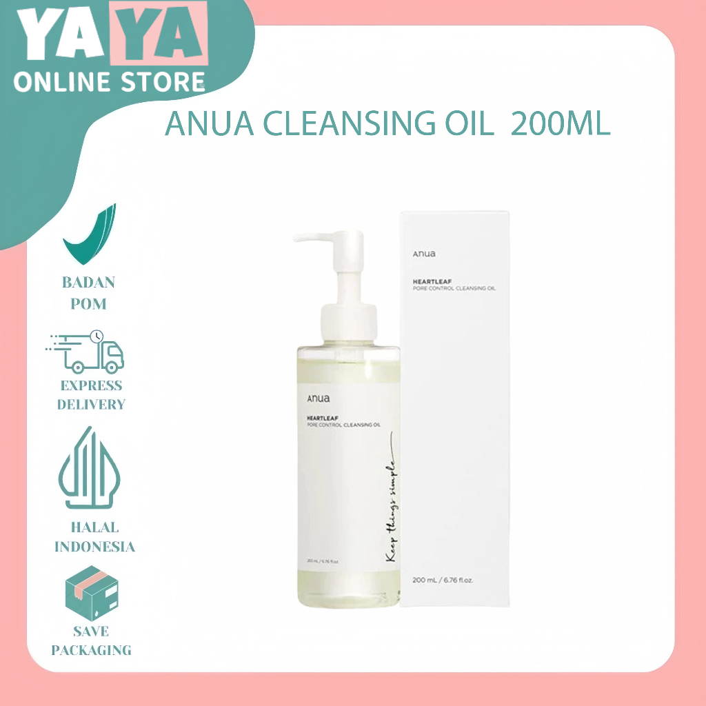 Anua, Anua Cleansing Oil, Anua Indonesia Official, Cleansing Oil Anua, Anua Facial Wash, Anua Cleans