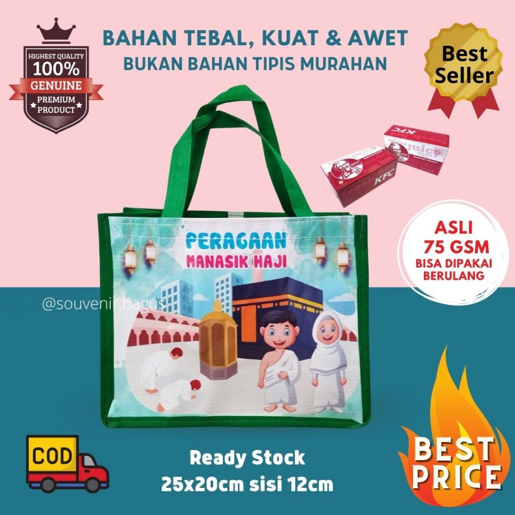 

Tas Manasik Haji Anak PAUD TK SD RA Madrasah Peragaan Hajj