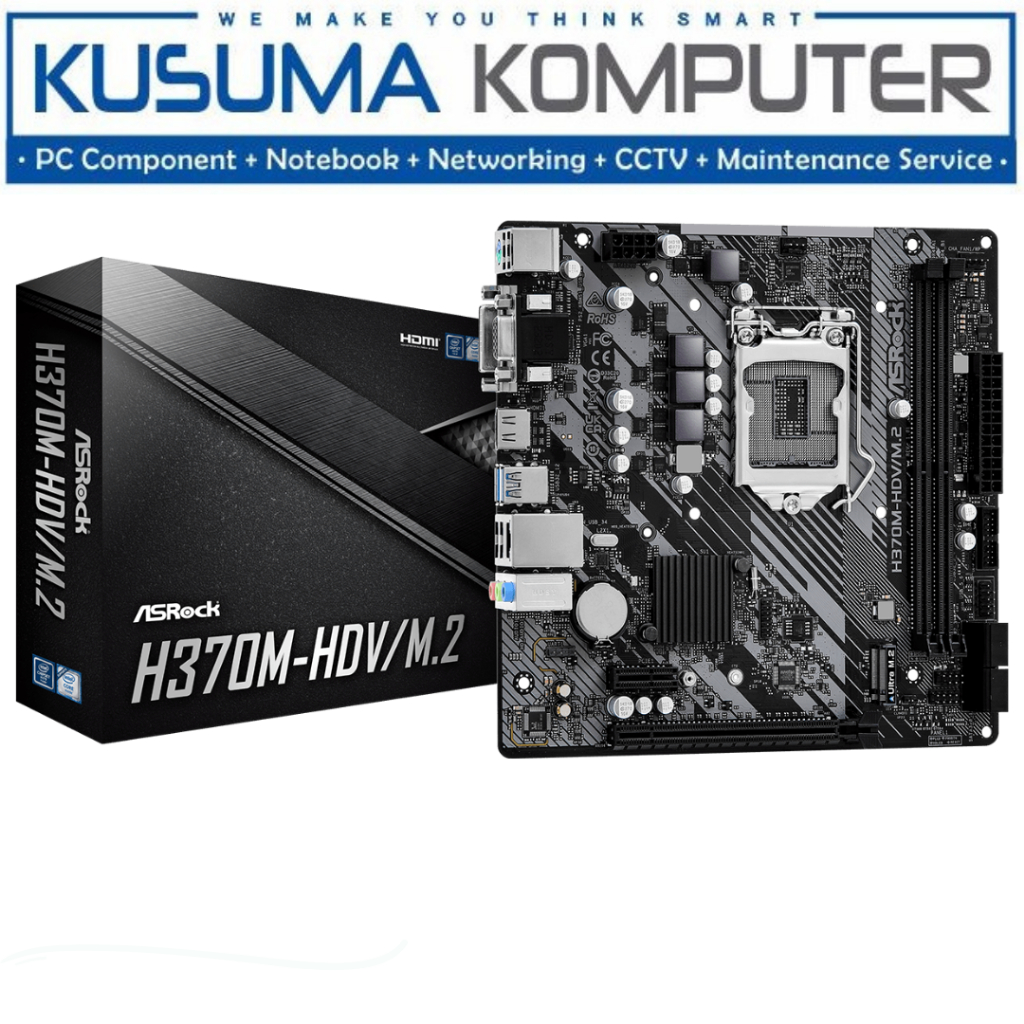 ASrock Motherboard H370M H370M-HDV/M.2 LGA 1151 DDR4