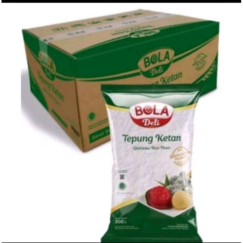

TEPUNG KETAN BOLA DELI 500 gr 1 karton