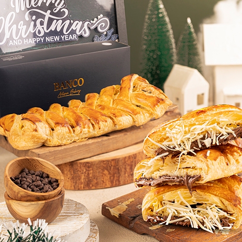 

Hampers Natal Luxury 1 Pastry Chocolate + 1 Pastry Cheese Chocolate
