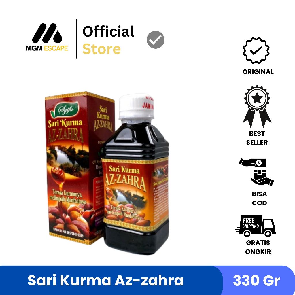 

Sari kurma Az Zahra Reguler 330 gr