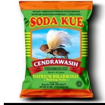 

SODA KUE CENDRAWASIH 40GRM/25 SASET