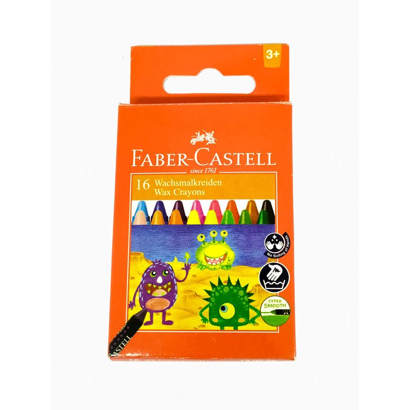 

FABER CASTELL WAX CRAYONS REGULAR 16 WARNA 120050 | MITRA ABADI KATALOG