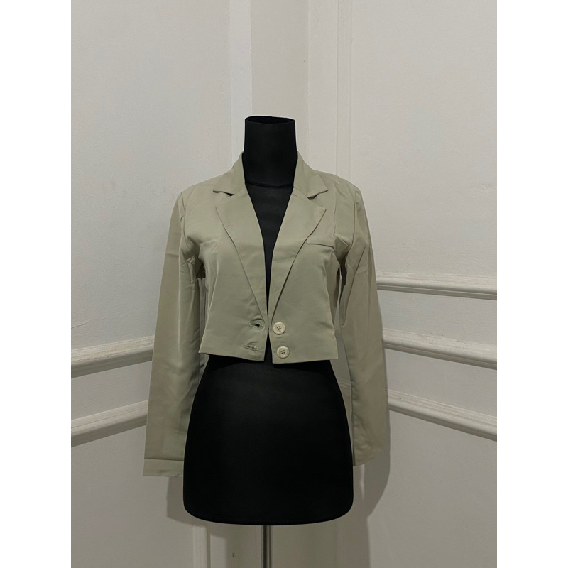 crop blazer by weardar*y