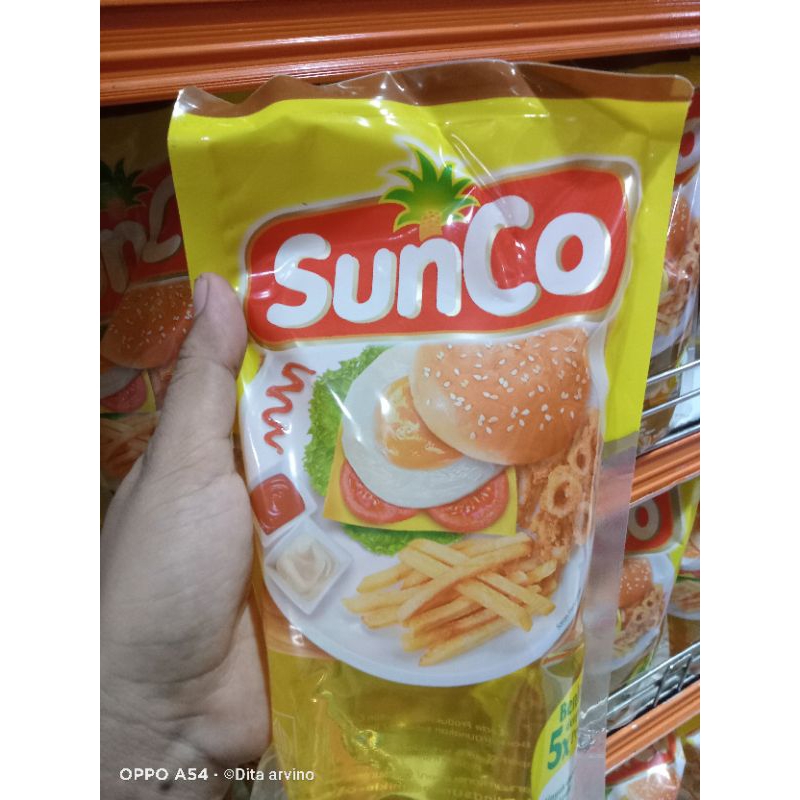 

Minyak goreng SUNCO 1 liter + packing kardus