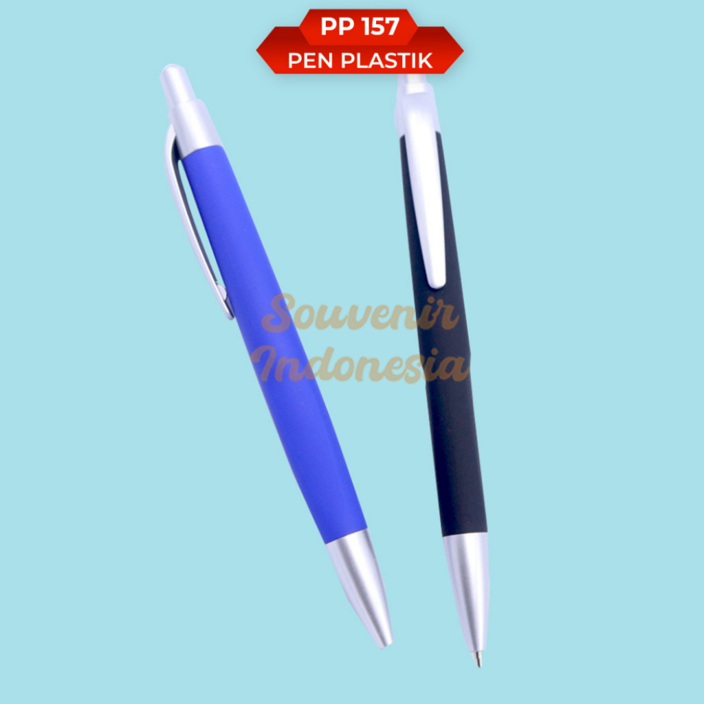 

Pulpen Touch Screen Souvenir Custom Pen Plastik Logo Brand PP 157