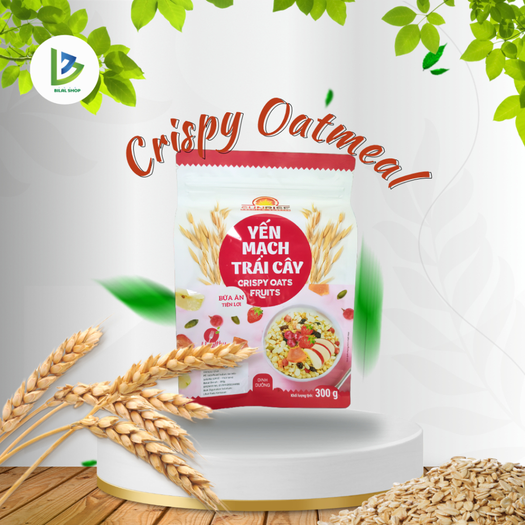 

Granola Sereal Sunrise Crispy Oats Fruits 300gr - premium oats fruits - 300g