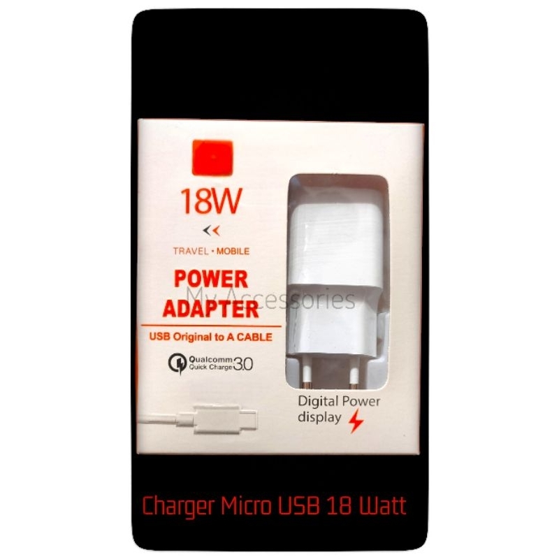 Charger Xiaomi 18 Watt Micro USB Quick Charge