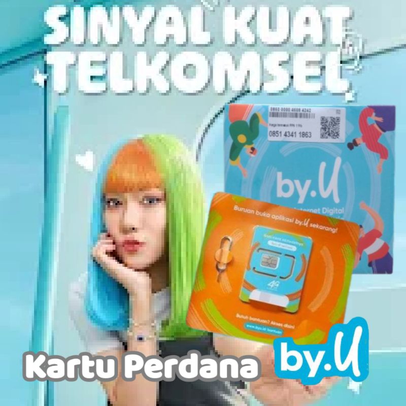 Kartu Perdana Sim Card by.U Telkomsel