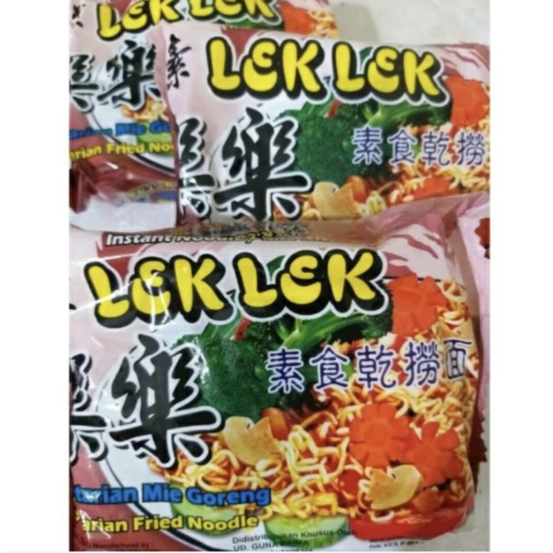 

VEGAN MIE MI LEK LEK INSTAN 5 BUNGKUS / VEGAN INSTAN NOODLE