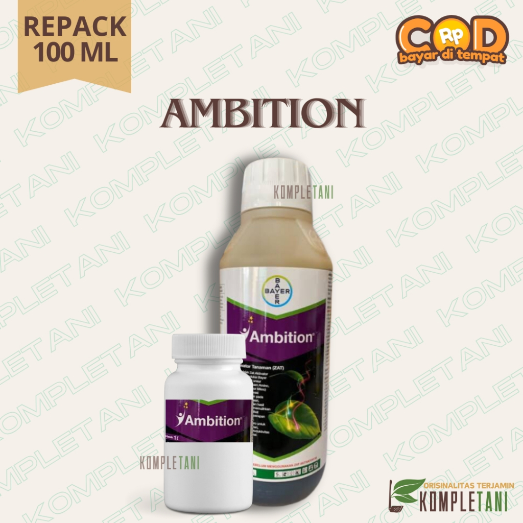 [Repack] Ambition (100 ML) - Asam Amino, Asam Fulvat dan Unsur Mikro - Cegah Stres Tanaman Cabai Pad