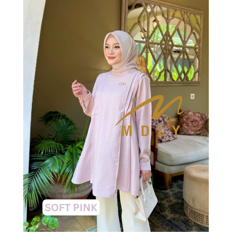 FAYOLA TUNIK MDLY | MOSHA LUX TUNIK MDLY | TUNIK POLOS MDLY TERBARU | TUNIK POLOS WANITA | TUNIK FAS