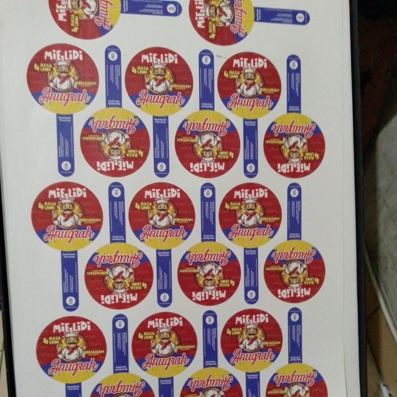 

Stiker Chromo Print n Cut Label Makanan