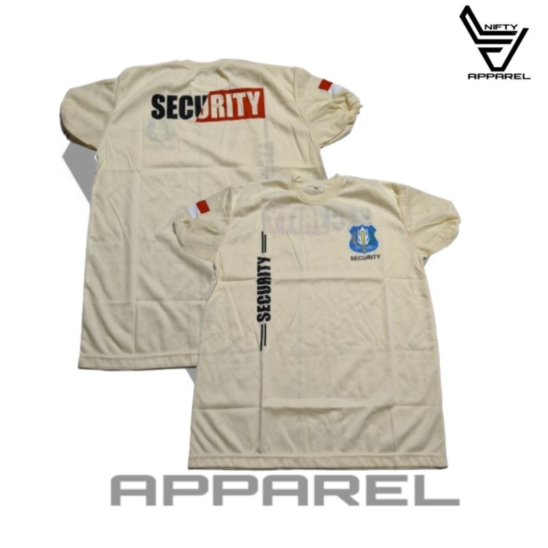 KAOS SECURITY CREAM TERBARU KAOS SECURITY HITAM TERBARU