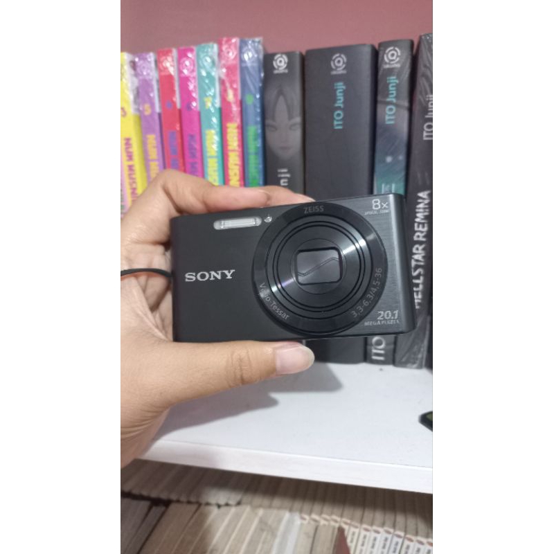 PRELOVED Sony W830 Black Digital Camera / Kamera Pocket / Hitam DSCW830 Bonus SDCARD Sandisk 64GB / 