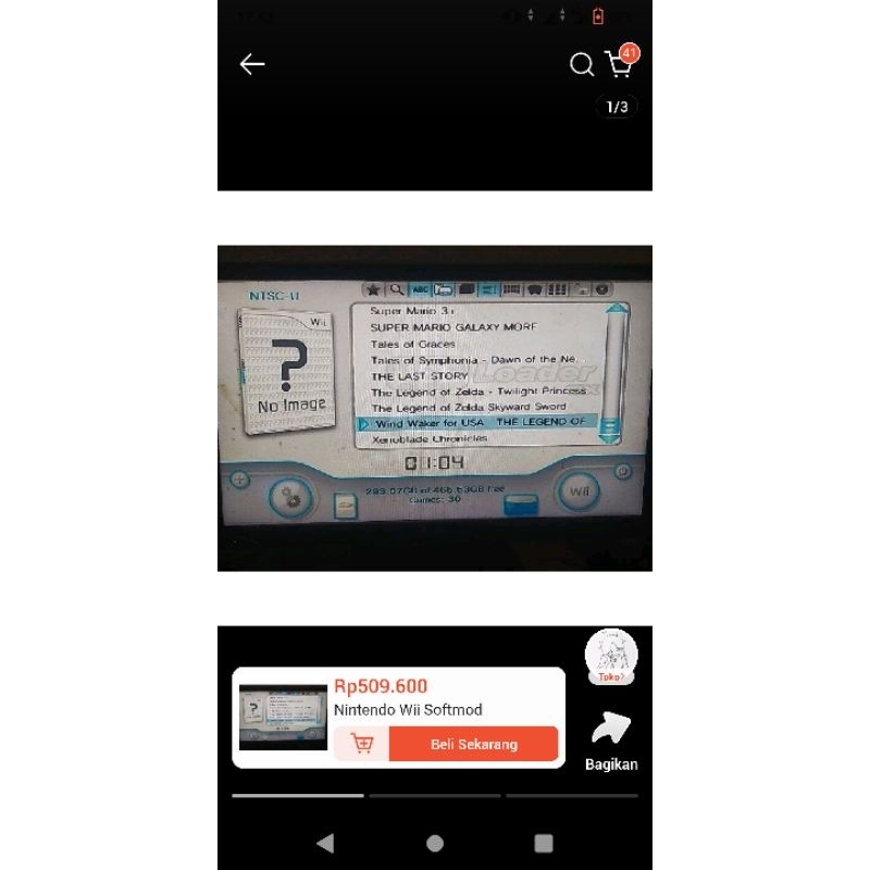 Nintendo Wii Softmod 500gb