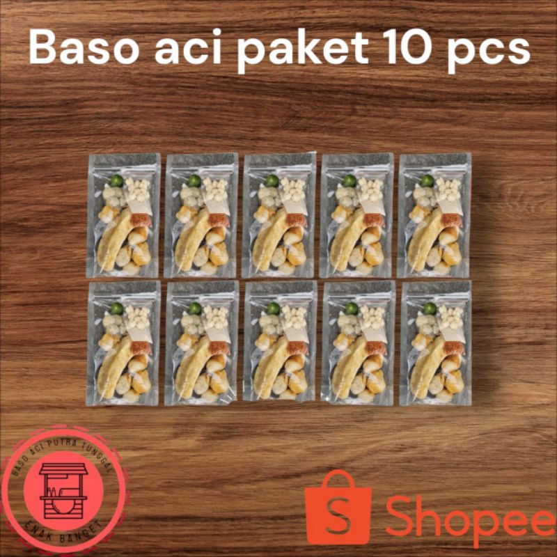 

Baso Aci Paket 10 pcs Ekonomis Varian Rasa