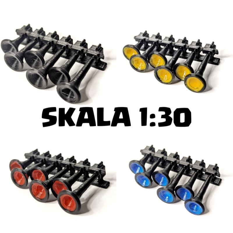 CORTAS CORONG ATAS MINIATUR BUS BASURI SKALA 1:30