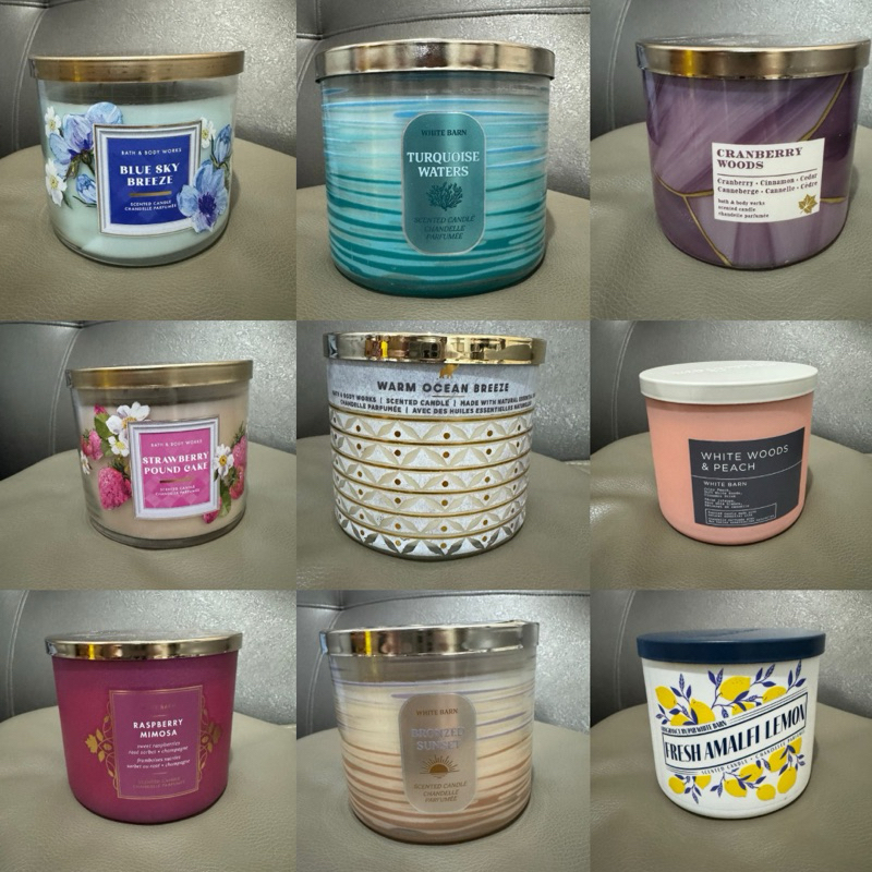 Bath and Body Works BBW 3 Wick Candle Semi Annual Sale