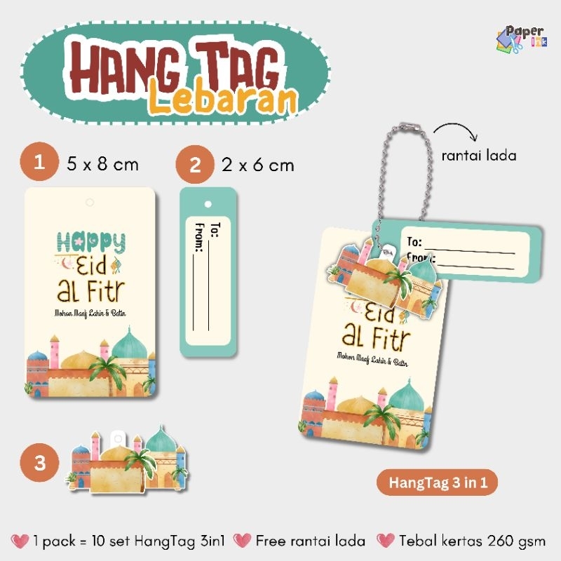 

HangTag 3 in 1, Edisi Lebaran (harga untuk 1 pcs)