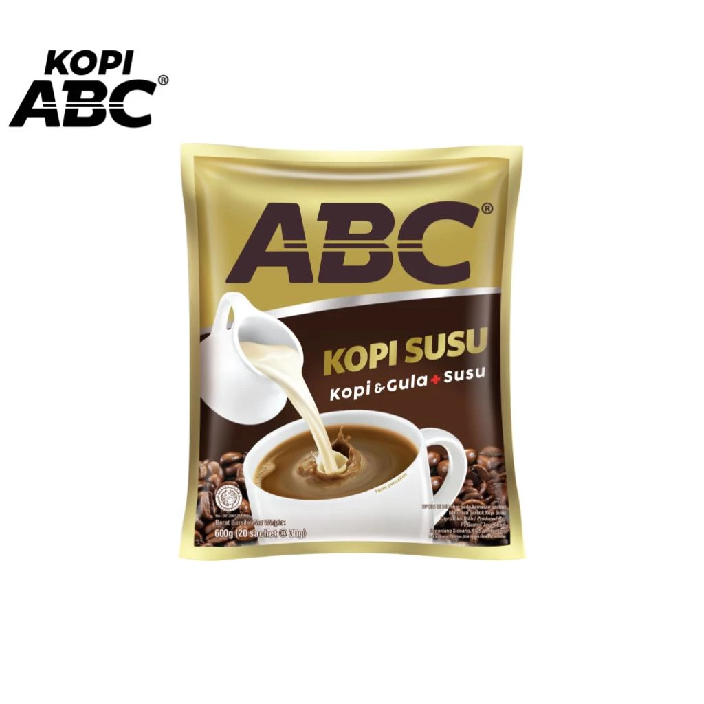 

Kopi ABC SUSU Isi 10 Sachet