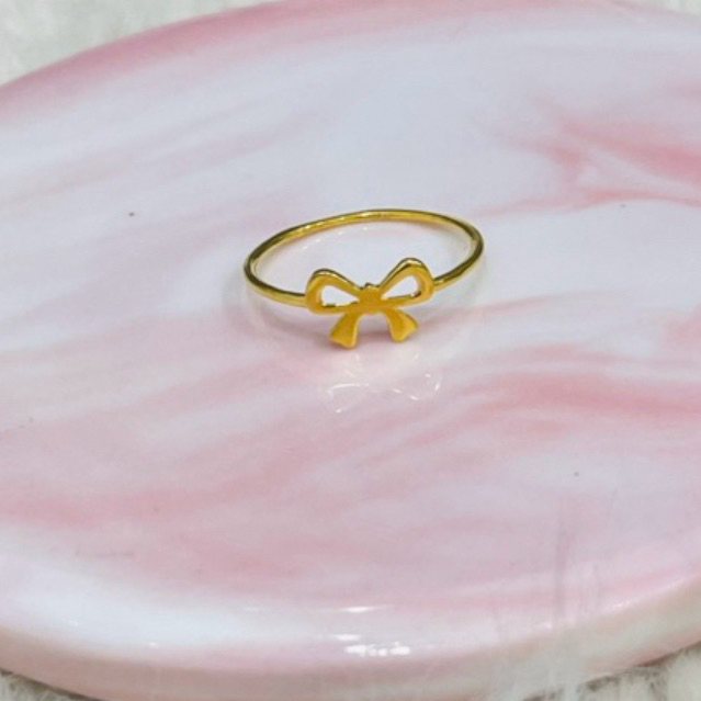 Cincin pita polos simple elegant uk 15 emas asli kadar 700